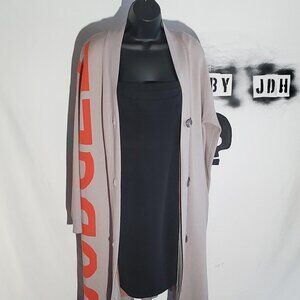 DUBGEE by Whoopi  Long Cardigan Knit Duster